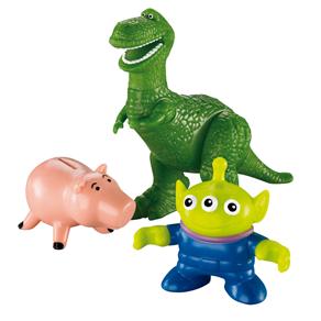 Figuras Básicas Imaginext Mattel Toy Story 3 - Rex, Alien & Porco T2738/V0459