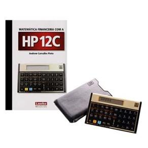 Calculadora Financeira HP 12C Gold + Livro Matemática Financeira Com a HP 12C 