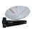 Kit Antena Parabólica Plasmatic PP Monoponto 1,50 m c/ Receptor RP600