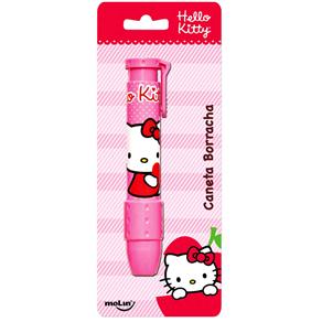 Caneta Borracha Hello Kitty Molin 21667 com 1 Refil - 1 Unidade