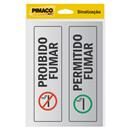 Adesivos Sinalizadores Pimaco Proibido Fumar/Pe...