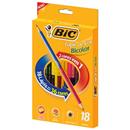 Lápis de Cor Bic Bicolor + Apontador 1300461 - ...
