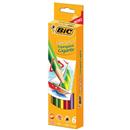 Lápis de Cor Bic Tringular Gigante + Apontador ...
