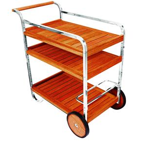Carrinho para Servir Tramontina - Natural/Inox