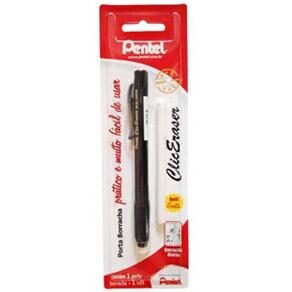 Porta-Borracha Pentel Click-Eraser ZE22-A - Preto