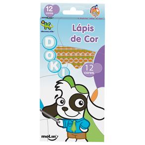 Lápis de Cor Doki 21440 Molin - com 12 Cores