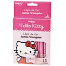 Lápis de Cor Jumbo Hello Kitty Molin + Apontado...