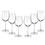 Conjunto de Taças Oxford Brunello Di Mont  para Vinho em Cristal 610ml - 6 Peças