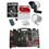 Kit de Alarme Vetti Instale Fácil s/ Fio VS-100 Standard c/ Sirene, Câmera Falsa e Controle Remoto + Maleta de Ferramentas Intech Machine - 129 Peças 
