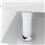 Balcão Colormaq Class Slim BT2P4GP com 2 Portas e 4 Gavetas - Branco/Preto