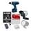 Kit de Alarme Vetti Instale Fácil s/ Fio VS-100 Standard + Furadeira/Parafusadeira Einhell à Bateria BT-CD 14,4 2B c/ Maleta - 14,4V