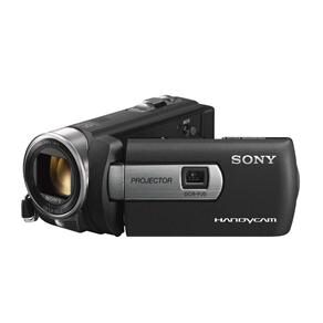 Filmadora Sony Handycam SD DCR-PJ5 Preta c/ Projetor Integrado, LCD 2,7”,  Zoom Óptico 67x, Detector de Face + Cartão de Memória de 4GB
