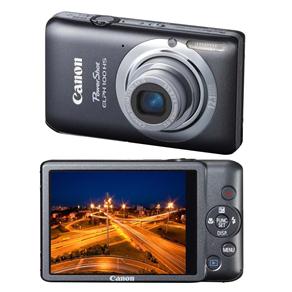 Câmera Digital Canon PowerShot ELPH100HS Cinza c/ LCD 3”, 12.1MP, Full HD, Zoom Óptico, Estabilizador de Foto, Foto Panorama e Detector de Sorriso