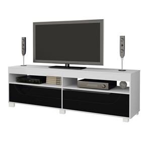 Rack Artely Infinity 2203 - Branco/Preto