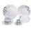 Aparelho de Jantar, Chá e Café Portofino Ubatuba de Porcelana Branco/Preto - 42 Peças