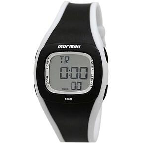 Relógio Feminino Digital Mormaii Trend HL/8P - Preto/Branco