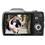 Câmera Digital Olympus Prata c/ 14 MP, Zoom Óptico 18x, LCD 3.0", Detecção de Faces e Pictbridge + Tripé Targus TG5060TR c/ 3 posições - Prata/Preto