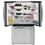 Refrigerador Side by Side GE French Door - 577 L com Dispenser de Água - Inox