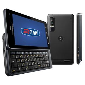 Celular Desbloqueado TIM Motorola Milestone 3 QWERTY com Câmera 8MP, Android 2.3, Touch ,GPS, 3G, Wi-Fi, Bluetooth, Rádio FM, MP3 e Fone de Ouvido