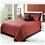 Kit Cama Casal Juma Oriente 150 Fios com 7 peças - Vermelho/Preto
