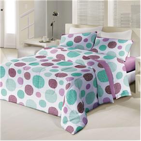 Edredom Queen Lepper Happy Colors
