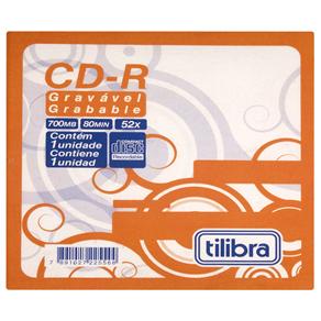 Mídia Tilibra CD-R 52X 700 MB 225568 - 1 Unidade