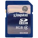 Cartão de Memória SD Kingston Classe 4 - 8GB 