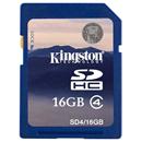 Cartão de Memória SD Kingston Classe 4 - 16GB 