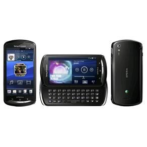 Celular Desbloqueado Sony Ericsson Xperia™ Pro Preto QWERTY com Câmera 8.1MP, Android 2.3, 3G, Wi-Fi, GPS, Rádio FM, MP3, Bluetooth e Fone de Ouvido