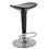 Mesa Fixa Importada Alta Stool Redonda - Preta + Banco Alto Giratório c/ Regulagem de Altura à Gás Spot Preto - Importado