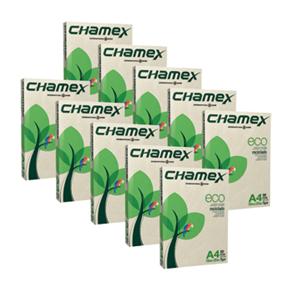 Papel Chamex Eco Reciclável 75/m² A4 com 500 Folhas 75CA4 - 10 pacotes