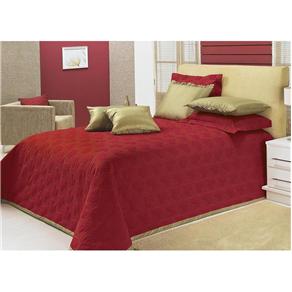Kit Cama Queen Juma Karmin 150 Fios com 11 peças - Vermelho