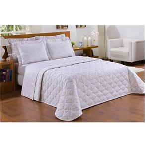 Colcha Matelassê King com 2 Portas-travesseiro Scavone Fiori 200 Fios