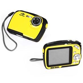 Câmera Digital Mormaii Shock GII Water Proof Amarela com 5MP, Visor TFT 2,5”, Zoom Avançado, Estabilizador de Imagem, Função Web Cam e À Prova d’ Água