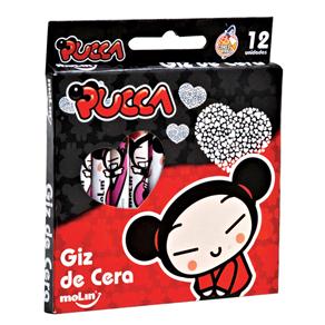 Giz de Cera Fino Pucca 15090 Molin - 12 Cores