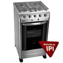 Fogão Clarice 4 Bocas Rainha 4500/4400 - Inox