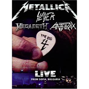 DVD - The Big 4: Metallica, Slayer, Megadeth, Anthrax - Live From Sofia, Bulgaria - 2 Discos