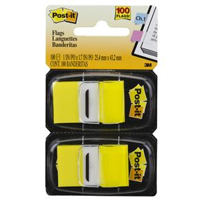 Bloco 3M Post It Flags HB004193502 com 100 folhas - Amarelo 