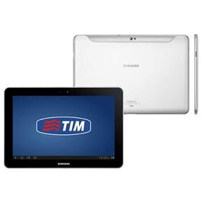 Tablet Samsung TIM Galaxy Tab 10.1 P7500 3G com Câmera 3.2MP, 16GB, Swype, Wi-Fi, GPS, Touch Screen, Bluetooth, Tela 10.1" e Android 3.1