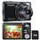 Câmera Digital Fujifilm FinePix JX425 Preta c/ LCD 2,7”, 16MP, Zoom Óptico 5x, Estabilizador, Detector de Face  e Foto Panorâmica + Cartão de 4GB