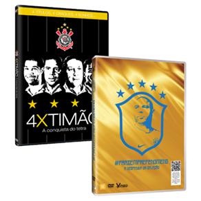 DVD - Pra Sempre Fenomeno - A Despedida da Seleção + DVD - 4x Timão: A Conquista do Tetra 