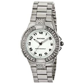 Relógio Feminino Analógico Backer Fashion 3005123F - Prata 