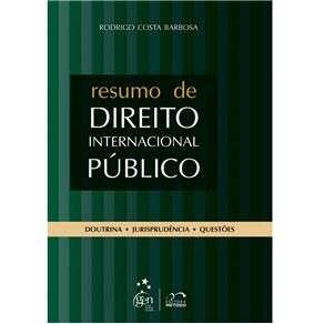 Livro - Resumo de Direito Internacional Público: Doutrina, Jurisprudência e Questões
