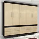 Guarda-Roupa Bartira Stilus com 6 Portas, 4 Gav...