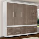 Guarda-Roupa Bartira Stilus com 6 Portas, 4 Gav...