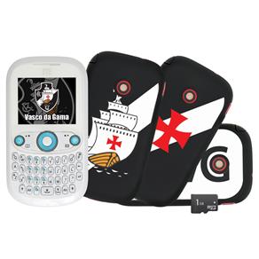 Celular Desbloqueado ZTE R236 Vasco com Dual Chip, Câmera 1.3, Bluetooth, MP3 Player, Rádio FM, Fone de Ouvido e Cartão 1GB + Squeeze