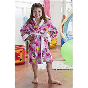Roupão Infantil Microfibra Camesa Minnie
