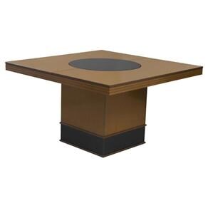Mesa Modocasa Verona com Tampo Giratório Embutido - Imubia/Preto