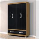 Guarda-Roupa Bartira City com 4 Portas e 1 Gave...