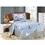 Colcha Patchwork Infantil com 1 Porta-travesseiro Camesa Barcos 180 Fios